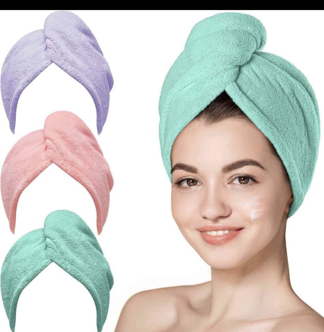 TOALLA PARA CABELLO EN MICROFIBRA