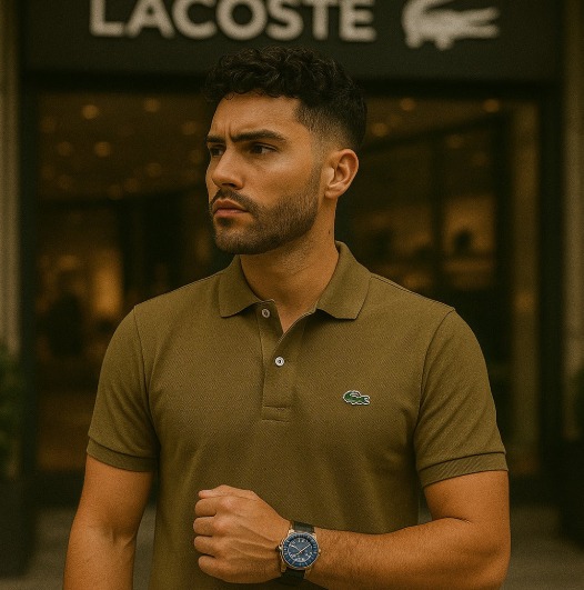 POLO LACOSTE MANGA CORTA