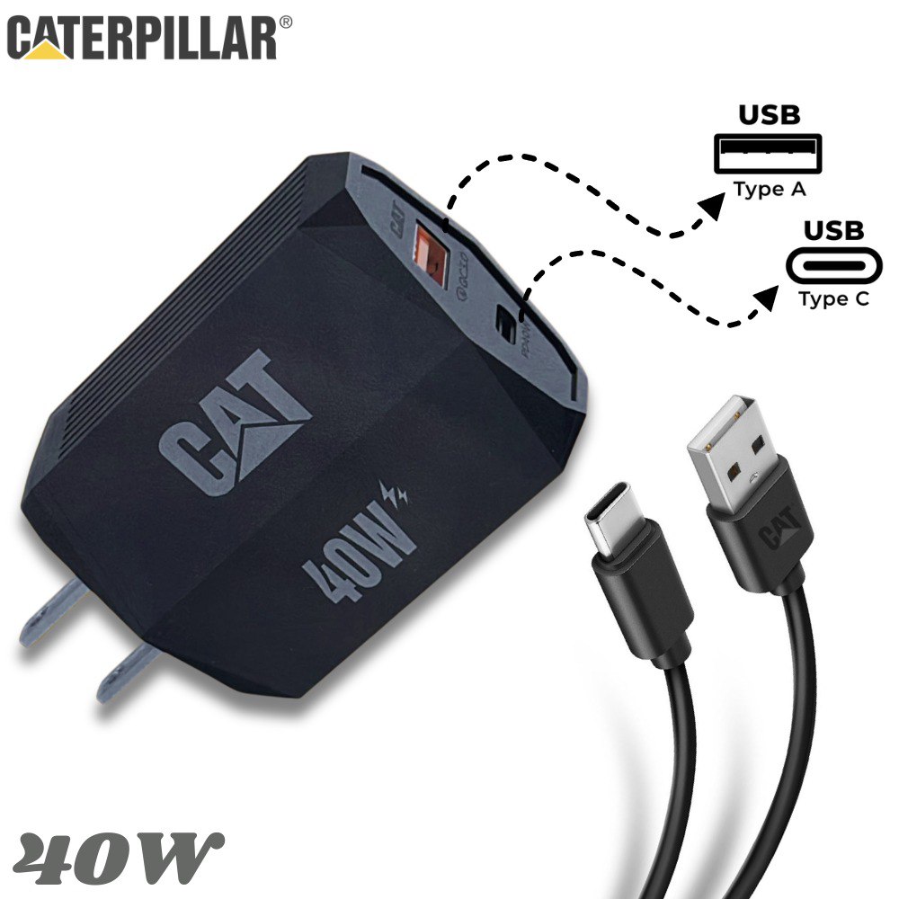 Cargador De Pared Tipo C 40w Caterpillar