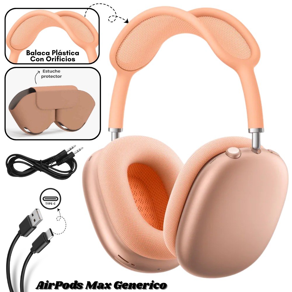 Audifono AirPods Max Generico Rosado